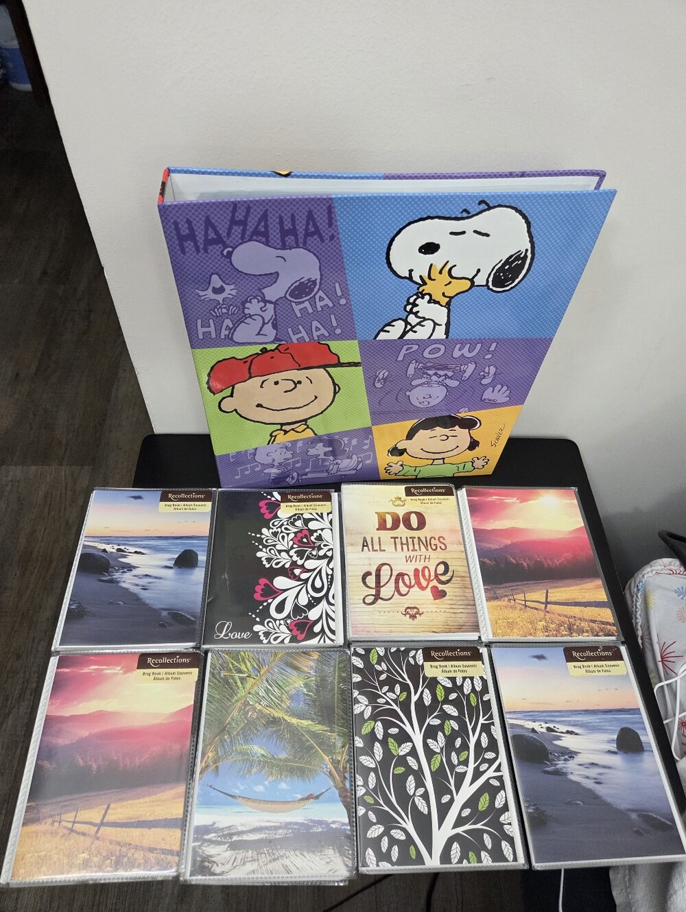 Hallmark Peanuts Snoopy Photo Binder & Brag Book Lot